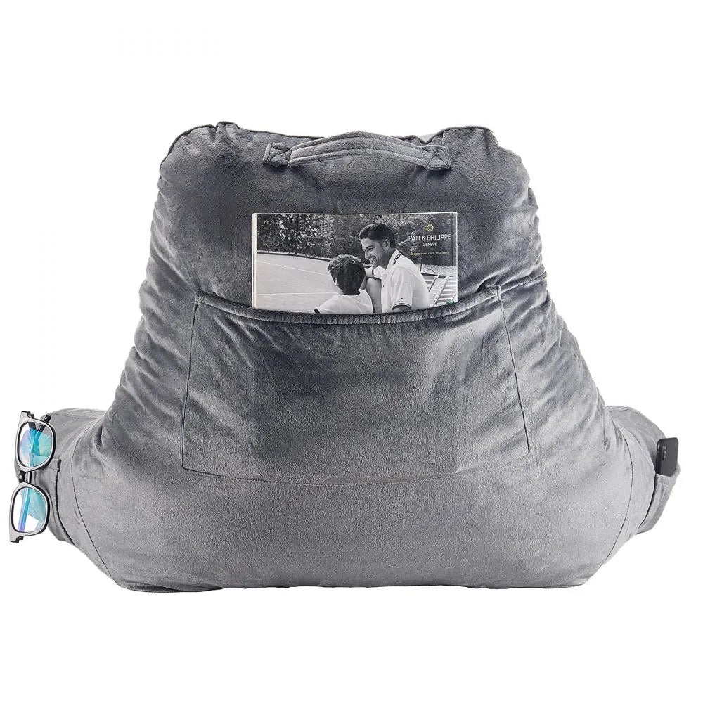 VEVOR Reading Pillow Large Size Bed Pillow with Shredded Memory Foam Washable