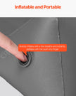 VEVOR Bed Bumper for Toddlers 52-inch Inflatable Bed Guard Rail with Safety Flap