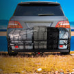 VEVOR Hitch Cargo Carrier, 60 x 24 x 14 in Folding Trailer Hitch Mounted Steel Cargo Basket, 400lbs Loading Capacity Luggage Carrier Rack with Stabilizer, Fits 2