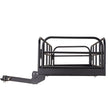 VEVOR Hitch Cargo Carrier, 60 x 24 x 14 in Folding Trailer Hitch Mounted Steel Cargo Basket, 400lbs Loading Capacity Luggage Carrier Rack with Stabilizer, Fits 2