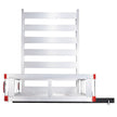 VEVOR 50 x 29.5 x 8.7 in Hitch Cargo Carrier, 500lb Capacity Trailer Hitch Mount Aluminum Cargo Basket with Folding Ramp, Luggage Carrier Rack Fits 2