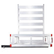 VEVOR 50 x 29.5 x 8.7 in Hitch Cargo Carrier, 500lb Capacity Trailer Hitch Mount Aluminum Cargo Basket with Folding Ramp, Luggage Carrier Rack Fits 2