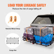 VEVOR 53 x 19 x 5 in Hitch Cargo Carrier, 500lb Capacity Trailer Hitch Mount Cargo Basket, Steel Luggage Carrier Rack Fits 2