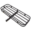 VEVOR 53 x 19 x 5 in Hitch Cargo Carrier, 500lb Capacity Trailer Hitch Mount Cargo Basket, Steel Luggage Carrier Rack Fits 2