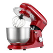 VEVOR Stand Mixer, 6 QT Electric Kitchen Mixer, 660W Dough-Mixer, 6 + Pulse Speeds Tilt-head Food-Mixer with Stainless Steel Bowl, Dough Hook, Whisk, Beater, for Baking, Mixing, Whipping & Kneading