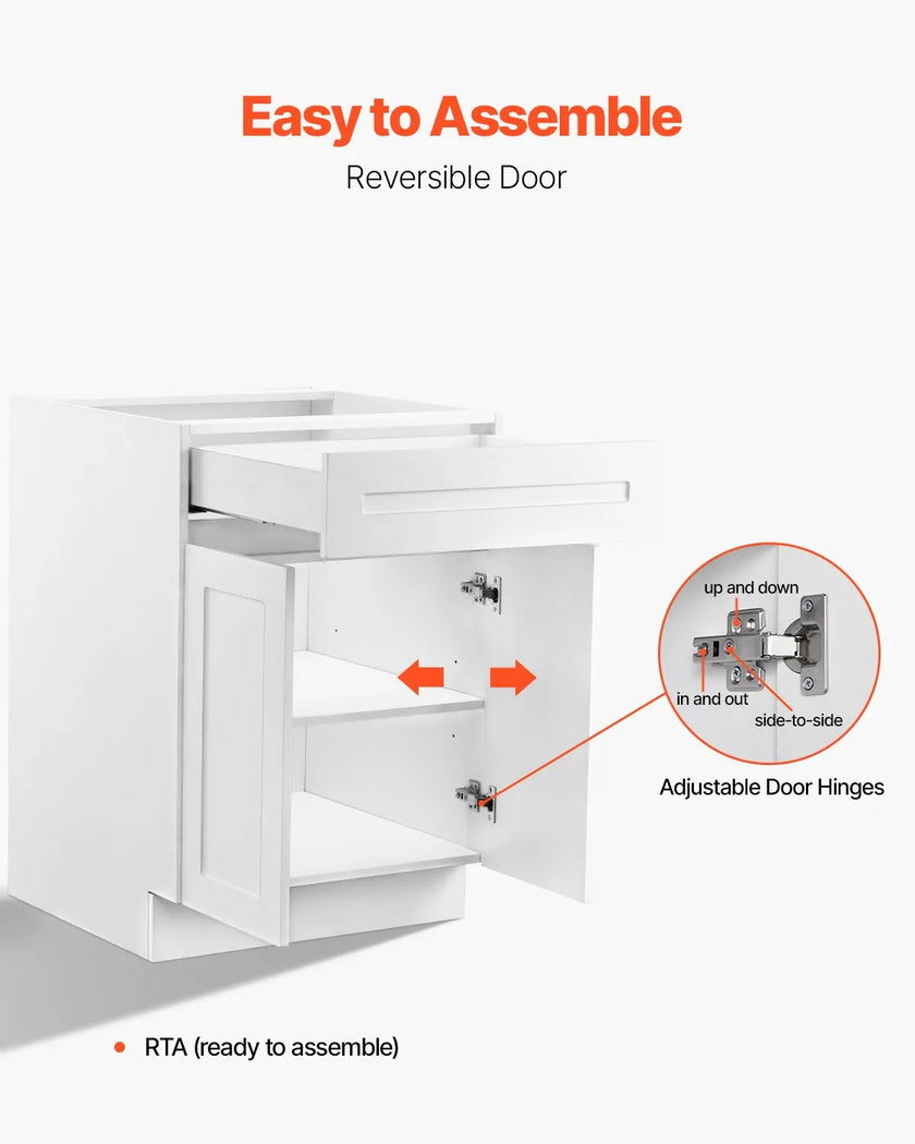 VEVOR Shaker Base Cabinet 24