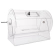 VEVOR Acrylic Raffle Drum, Holds 10000 Tickets or 300 Raffle Balls, Professional Raffle Ticket Spinning Cage with 2 Keys, Transparent Lottery Spinning Drawing, Raffle Ticket Box for Lottery Games Bing