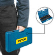 VEVOR Impact Socket Set 1/2 Inches 26 Piece Impact Sockets, Deep Socket, 6-Point Sockets, Rugged Construction, Cr-V, 1/2 Inches Drive Socket Set Impact Metric 10mm - 36mm, with a Storage Cage