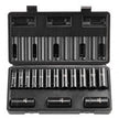 VEVOR 360 Degree Swivel Impact Sockets Set 14pcs 6-Point 3/8in Drive Socket Set