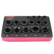 VEVOR Impact Sockets Set 15pcs 6-Point 3/8