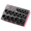 VEVOR Impact Sockets Set 15pcs 6-Point 3/8