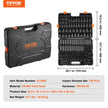 VEVOR Impact Sockets Set 130PCS 6-Point 3/8