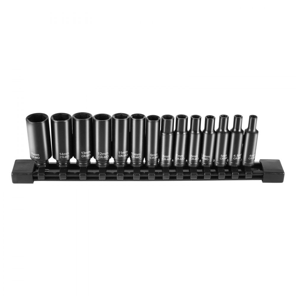 VEVOR Impact Sockets Set 14PCS 6-Point 1/4
