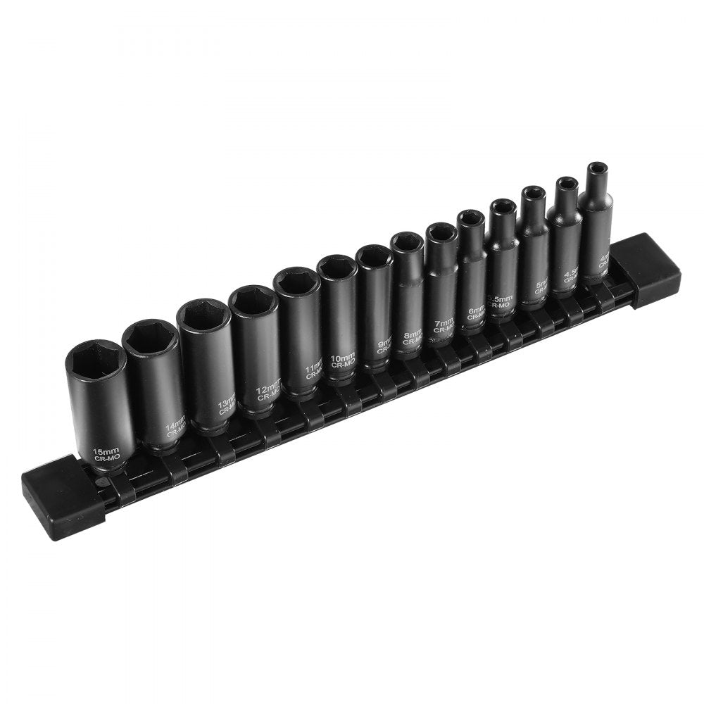 VEVOR Impact Sockets Set 14PCS 6-Point 1/4