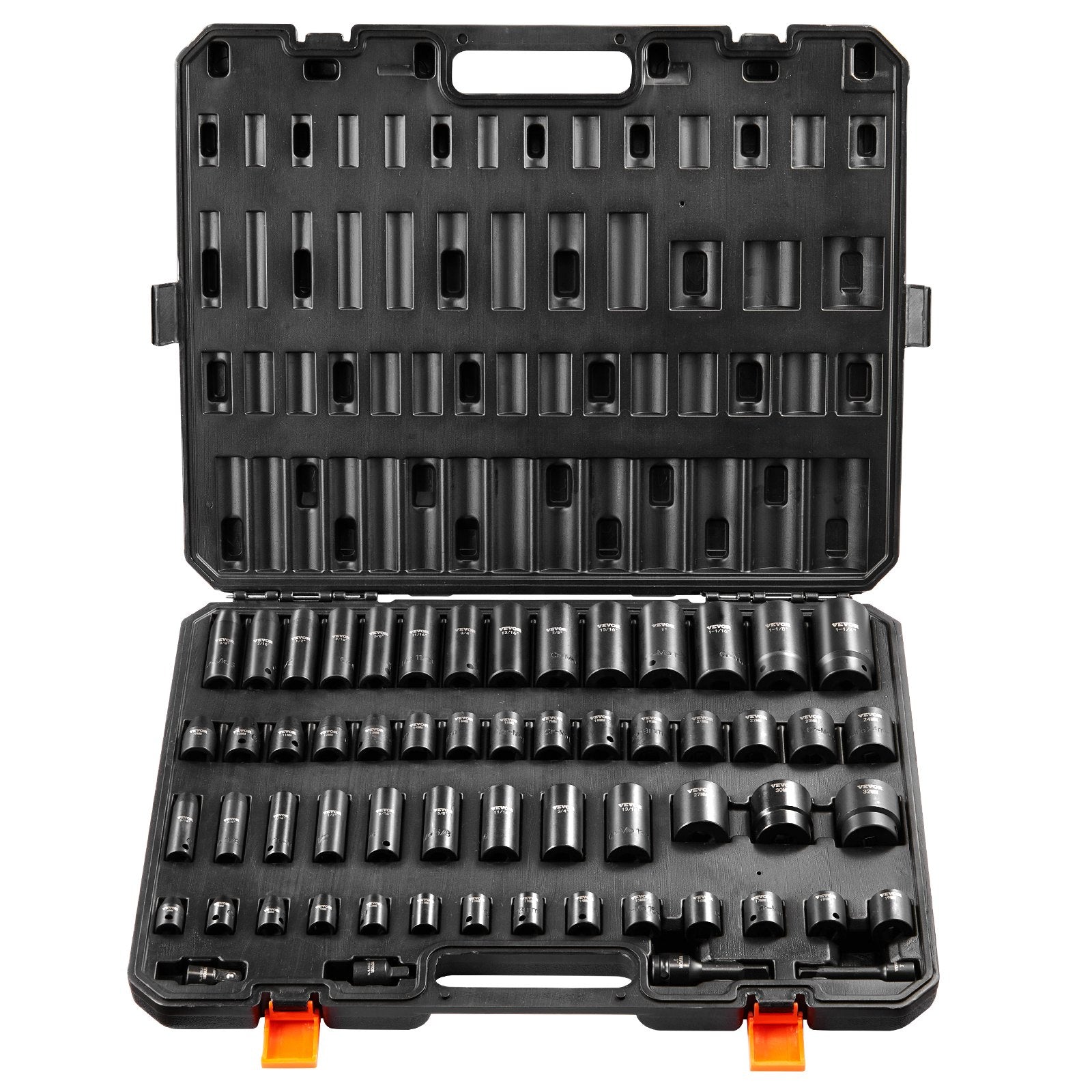 VEVOR Impact Sockets Set 59pcs 6-Point 3/8