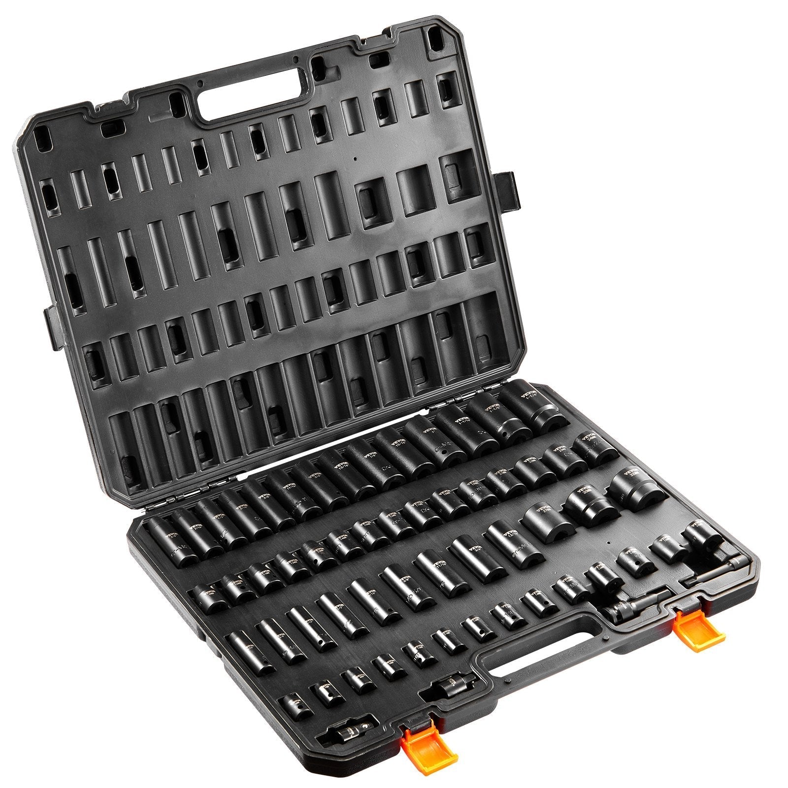 VEVOR Impact Sockets Set 59pcs 6-Point 3/8