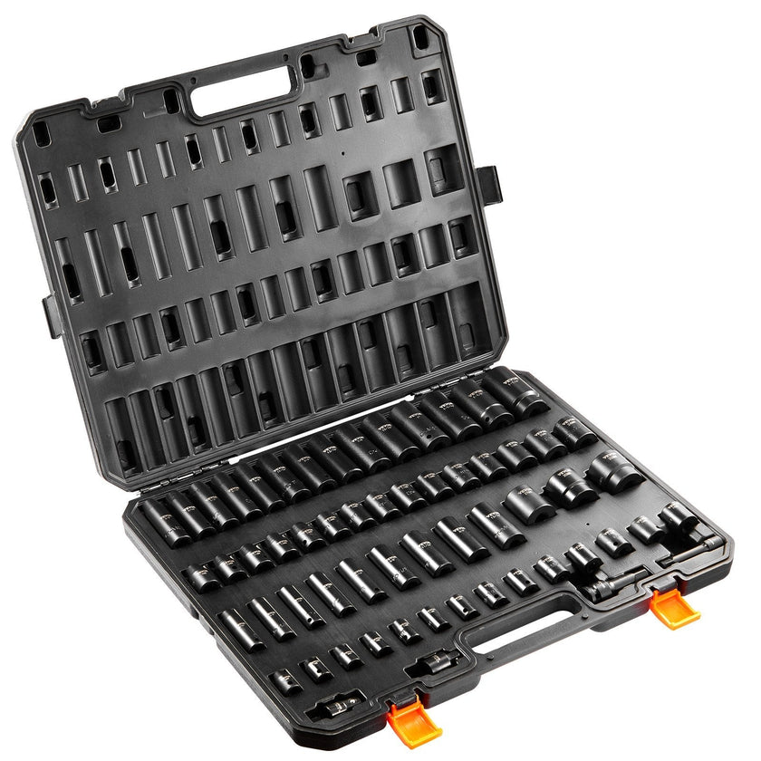 VEVOR Impact Sockets Set 59pcs 6-Point 3/8
