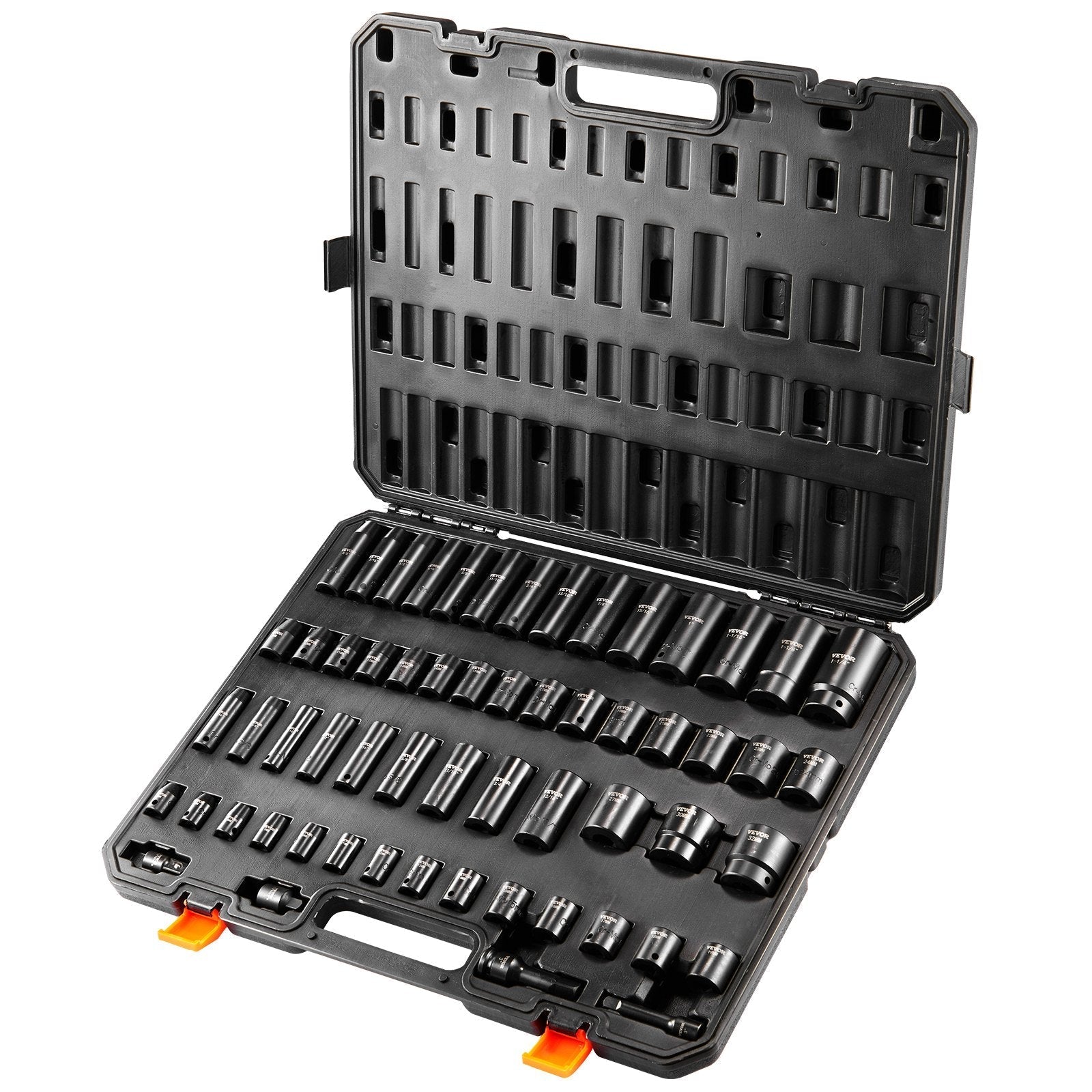 VEVOR Impact Sockets Set 59pcs 6-Point 3/8