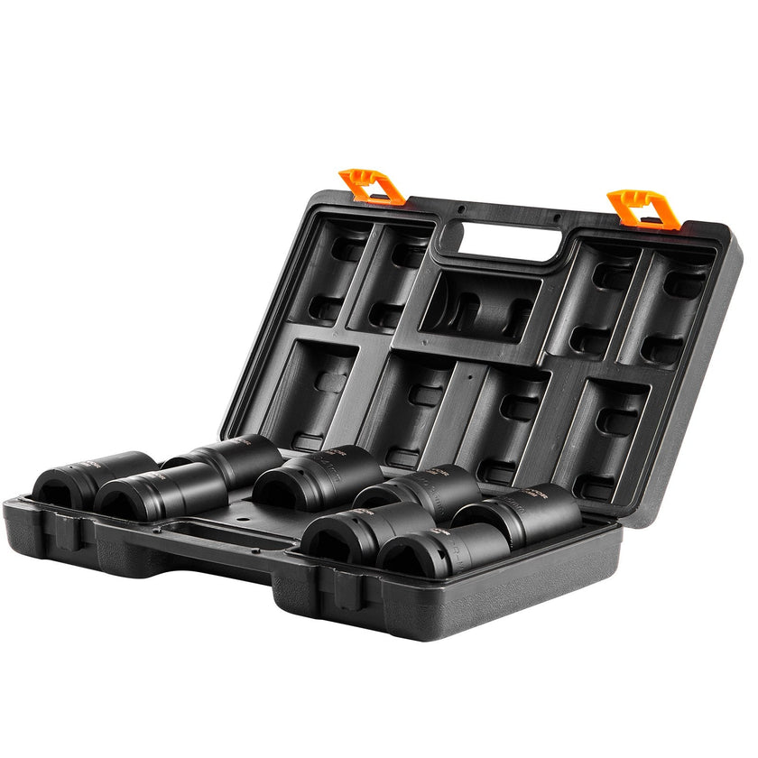 VEVOR Impact Sockets Set 8pcs 6-Point 1