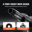 VEVOR Impact Sockets Set 18pcs 6-Point 3/8