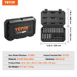 VEVOR Impact Sockets Set 18pcs 6-Point 3/8
