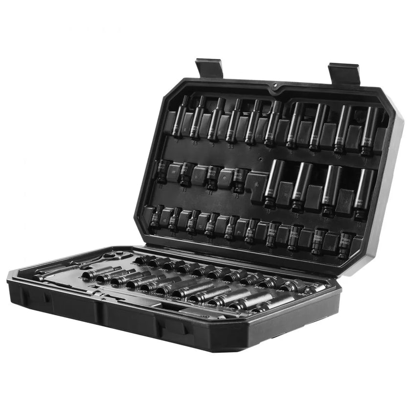 VEVOR Impact Sockets Set 55pcs 6-Point 1/4