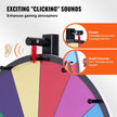 VEVOR 18 inch Spinning Prize Wheel, 14 Slots Tabletop Spinner, Heavy Duty Roulette Wheel with a Dry Erase and 2 Markers, Win Fortune Spin Games in Party Pub Trade Show Carnival