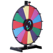 VEVOR 18 inch Spinning Prize Wheel, 14 Slots Tabletop Spinner, Heavy Duty Roulette Wheel with a Dry Erase and 2 Markers, Win Fortune Spin Games in Party Pub Trade Show Carnival