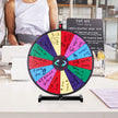 VEVOR 24 inch Spinning Prize Wheel, 14 Slots Tabletop Spinner, Heavy Duty Roulette Wheel with a Dry Erase and 2 Markers, Win Fortune Spin Games in Party Pub Trade Show Carnival