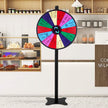 VEVOR 24 inch Spinning Prize Wheel, 14 Slots Spinning Wheel, Roulette Wheel with a Dry Erase and 2 Markers, Tabletop or Floor Standing Win Fortune Spin Games in Party Pub Trade Show Carnival