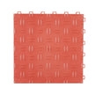 VEVOR Garage Tiles Interlocking, 12 x 12 x 0.53 inch 50 Pack Garage Floor Covering Tiles, Non-Slip Double-Sided Texture Garage Flooring Tiles, for Garages, Basements, Repair Shops, Red