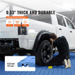 VEVOR Garage Tiles Interlocking, 12 x 12 x 0.53 inch 50 Pack Garage Floor Covering Tiles, Non-Slip Double-Sided Texture Garage Flooring Tiles, for Garages, Basements, Repair Shops, Blue