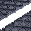 VEVOR Garage Tiles Interlocking, 12 x 12 x 0.53 inch 25 Pack Garage Floor Covering Tiles, Non-Slip Double-Sided Texture Garage Flooring Tiles, for Garages, Basements, Repair Shops, Graphite Gray