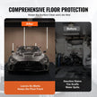 VEVOR Garage Floor Mat, 7.6'x19' Waterproof Protection from Water,Snow, Rain,Mud and Oil for Cars, Non-slip Heavy Duty Containment Mat with TPE Anti-Leak Backing & Easy to Clean & Cuttable