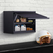 VEVOR Wall-Mounted Metal Storage Cabinet w/ Adjustable Shelf 120lbs per Shelf