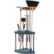 VEVOR Garden Tool Organizer, 19 Slots, Yard Tool Tower Rack for Garage Organization and Storage, Hold Long-Handled Tool/Rake/Broom/Shovel, PP Garden Tool Stand Holder Organizer for Yard, Shed, Outdoor