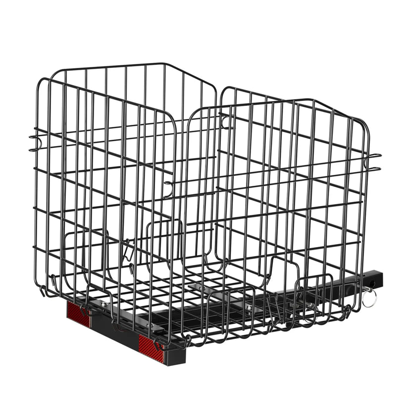 VEVOR Scooter Rear Basket Folding Basket 1-inch Receiver Pride Mobility Scooter