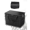 VEVOR Rear Bike Basket Folding Bicycle Basket Cargo Net Liner Waterproof Cover