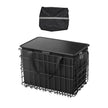 VEVOR Rear Bike Basket Folding Bicycle Basket Cargo Net Liner Waterproof Cover