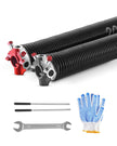 VEVOR Garage Door Torsion Springs Pair of 0.207 x 2 x 24 inch with Winding Bars