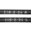 VEVOR Garage Door Torsion Springs, Pair of 0.218 x 2 x 24inch, 16000 Cycles, Garage Door Springs with Non-Slip Winding Bars, Gloves and Mounting Wrench, Electrophoresis Coated for Replacement