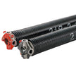 VEVOR Garage Door Torsion Springs, Pair of 0.218 x 2 x 24inch, 16000 Cycles, Garage Door Springs with Non-Slip Winding Bars, Gloves and Mounting Wrench, Electrophoresis Coated for Replacement