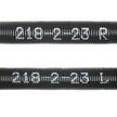 VEVOR Garage Door Torsion Springs, Pair of 0.218 x 2 x 23inch, 16000 Cycles, Garage Door Springs with Non-Slip Winding Bars, Gloves and Mounting Wrench, Electrophoresis Coated for Replacement