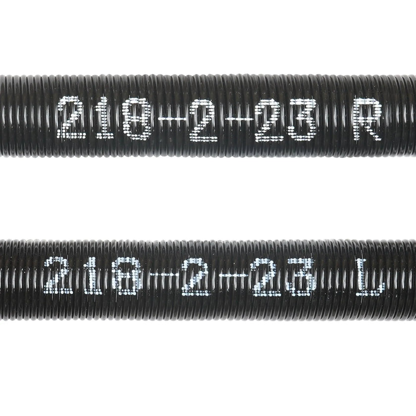 VEVOR Garage Door Torsion Springs, Pair of 0.218 x 2 x 23inch, 16000 Cycles, Garage Door Springs with Non-Slip Winding Bars, Gloves and Mounting Wrench, Electrophoresis Coated for Replacement