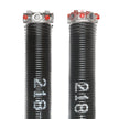 VEVOR Garage Door Torsion Springs, Pair of 0.218 x 2 x 23inch, 16000 Cycles, Garage Door Springs with Non-Slip Winding Bars, Gloves and Mounting Wrench, Electrophoresis Coated for Replacement