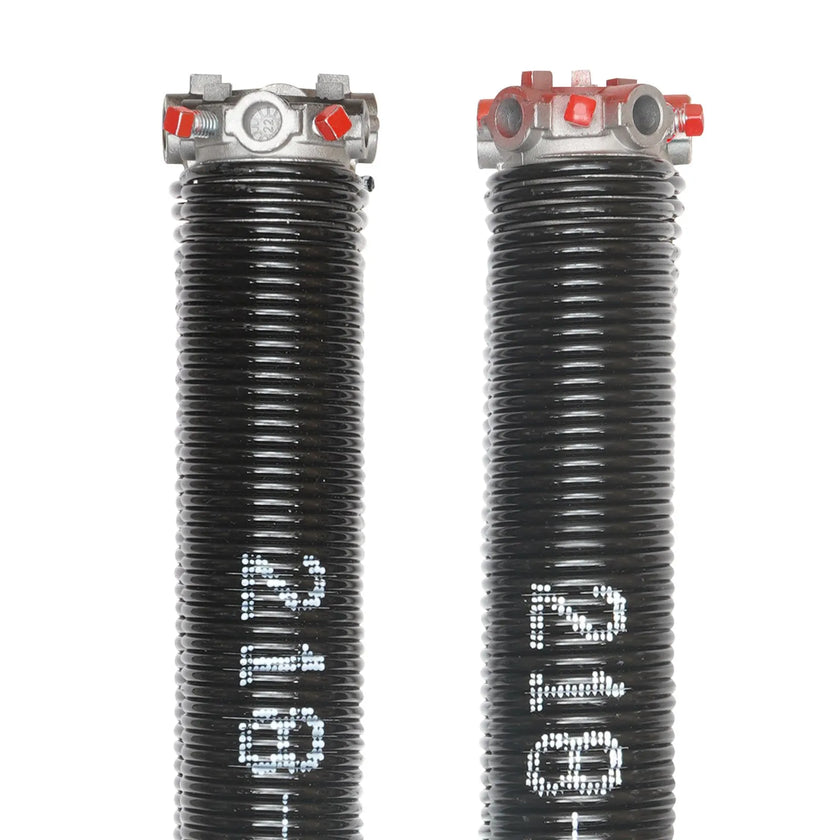 VEVOR Garage Door Torsion Springs, Pair of 0.218 x 2 x 23inch, 16000 Cycles, Garage Door Springs with Non-Slip Winding Bars, Gloves and Mounting Wrench, Electrophoresis Coated for Replacement
