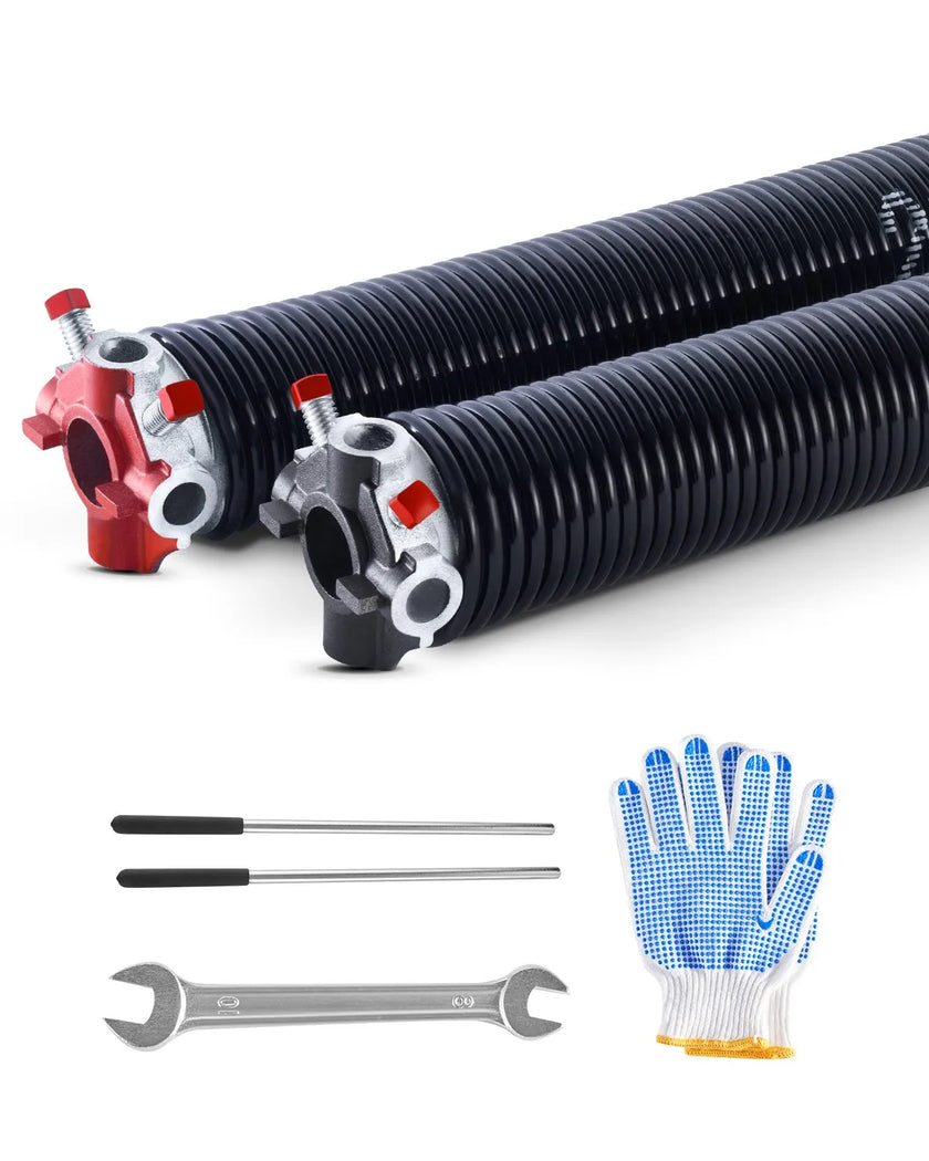 VEVOR Garage Door Torsion Springs Pair of 0.225 x 2 x 27 inch with Winding Bars