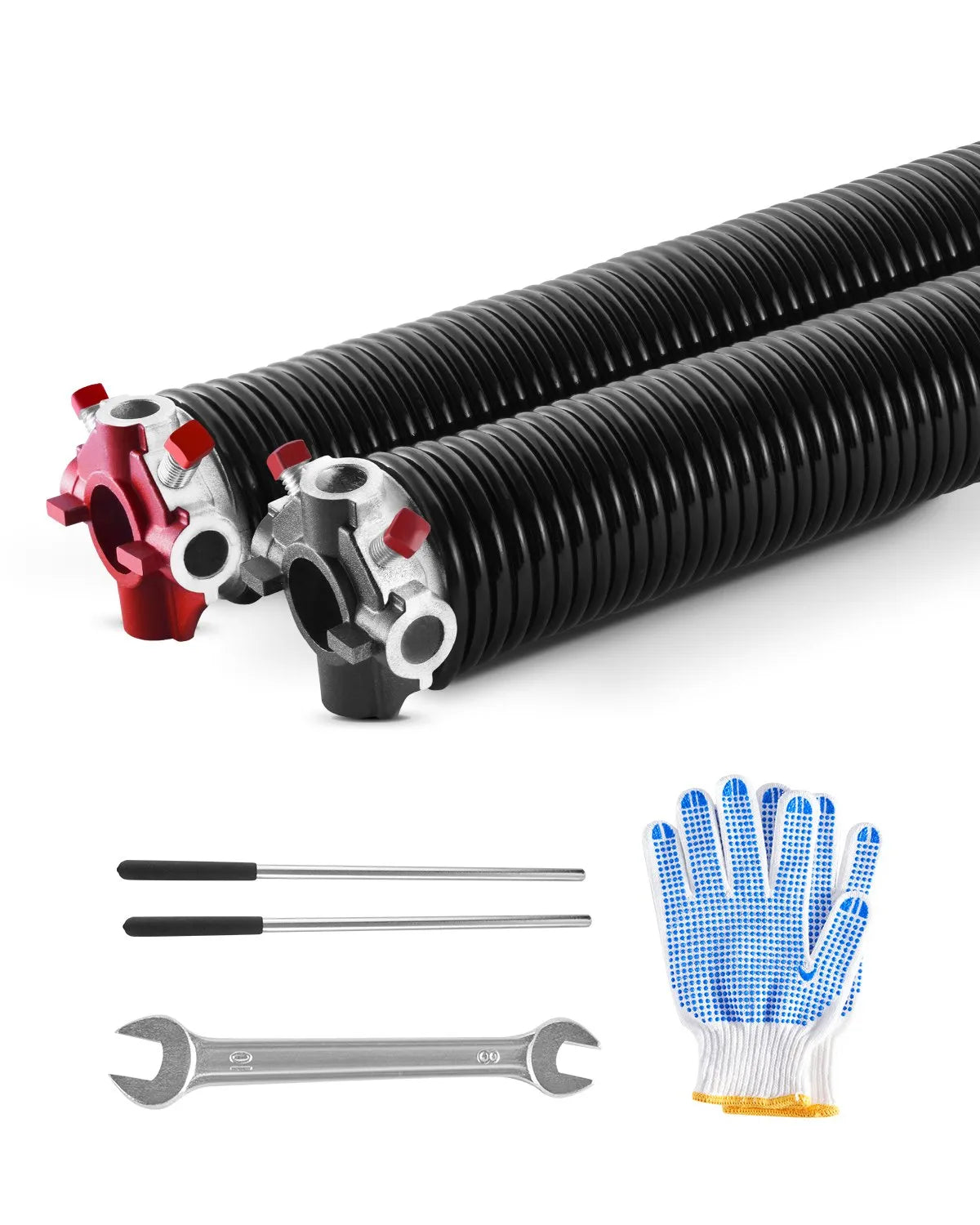 VEVOR Garage Door Torsion Springs Pair of 0.234 x 2 x 31 inch with Winding Bars