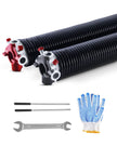 VEVOR Garage Door Torsion Springs Pair of 0.234 x 2 x 28 inch with Winding Bars