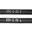 VEVOR Garage Door Torsion Springs, Pair of 0.25 x 2 x 30inch, 16000 Cycles, Garage Door Springs with Non-Slip Winding Bars, Gloves and Mounting Wrench, Electrophoresis Coated for Replacement